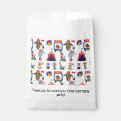 Circus Carnaval verjaardagsfeest Baby shower Bedankzakje (Voorkant)