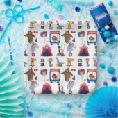 Circus Carnaval verjaardagsfeest Baby shower Papieren Bordje (Feest)