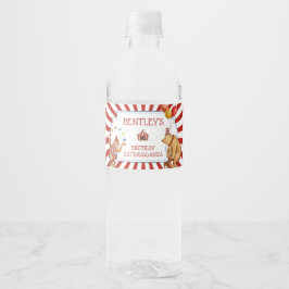 Circus Carnaval Verjaardagsfeest Decor Waterfles Etiket