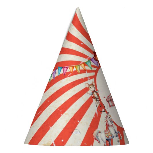  Circus Carnaval Verjaardagsfeest Pet Feesthoedjes (Links)