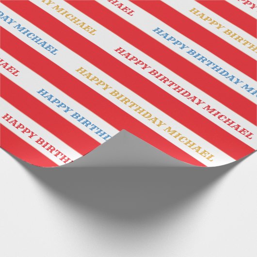 Circus Carnaval Verjaardagsfeest Verpakkingspapier Cadeaupapier (Hoek)