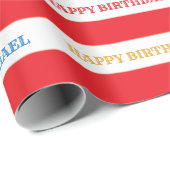 Circus Carnaval Verjaardagsfeest Verpakkingspapier Cadeaupapier (Rol Hoek)