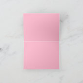 Circus Carnaval Verjaardagsfeest Voedsel Gevouwen  Bedankkaart (Binnen)