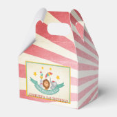 Circus Carnaval Verjaardagsfeestje Favor Box  Bedankdoosjes (Achterkant)