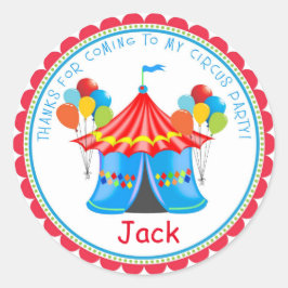 Circus Carnaval Verjaardagsfeestje Stickers
