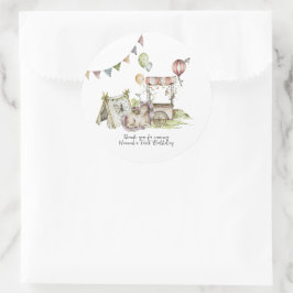 Circus Carnaval | Verjaardagsfeestje van de Houten Ronde Sticker