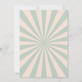 Circus Carnaval Verjaardagsuitnodiging Kaart (Achterkant)