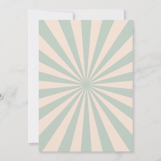  Circus Carnaval Verjaardagsuitnodiging Kaart (Achterkant)