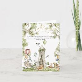 Circus Carnaval | Woodland Forest Foto Bedankt