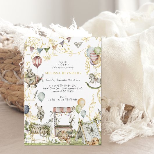 Circus Carnival | Baby shower bossen Kaart