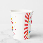 Circus Carnival baby shower Papieren Bekers (Rechts)