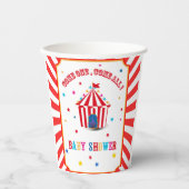 Circus Carnival baby shower Papieren Bekers (Voorkant)