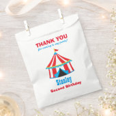 Circus Carnival Birthday Baby shower Bedankzakje (Geknipt)