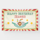 Circus Carnival Birthday Banner  Partij (Horizontaal)