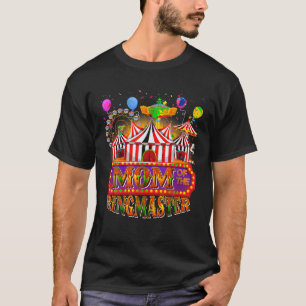 Circus Carnival Birthday Mam van de Ringmaster Bir T-shirt