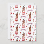  Circus Carnival Birthday Party Invitation Kaart (Achterkant)