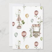 Circus Carnival | Bosbouwbosgebied Birthday Kaart (Achterkant)