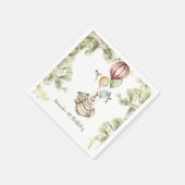 Circus Carnival | Bosbouwbosgebied Birthday Servet (Hoek)