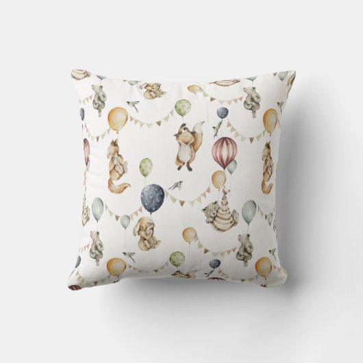 Circus Carnival | Bosbouwbossen Kussen (Achterkant)