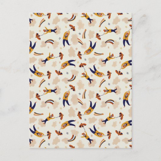  Circus Carnival Clown Party Feestdagenkaart (Voorkant)