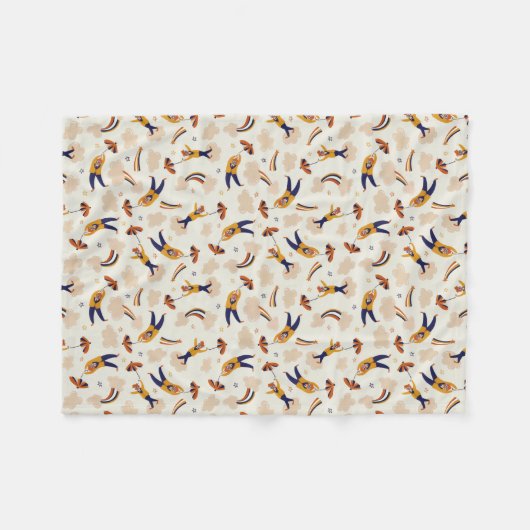  Circus Carnival Clown Party Fleece Deken (Voorkant (Horizontaal))