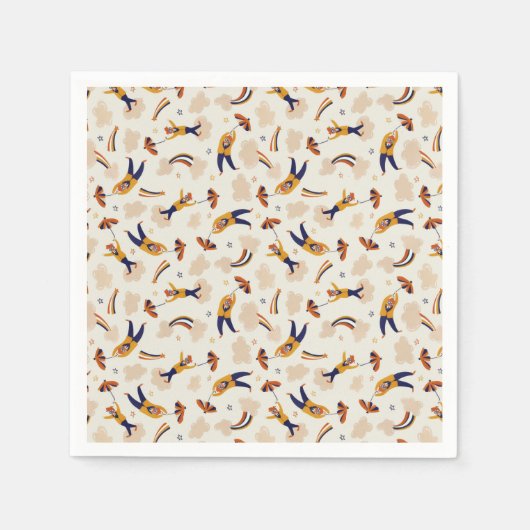 Circus Carnival Clown Party Servet (Voorkant)