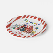  Circus Carnival Festival Show Birthday Kind Papieren Bordje (Gekanteld)