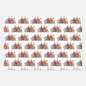  Circus Carnival Festival Show Kinder Gift Inpakpapier Vel (Voorkant 3)