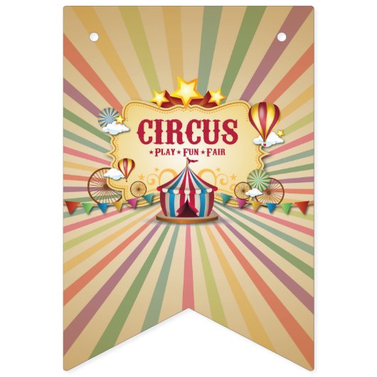 Circus Carnival komt naar de stad. Vlaggetjes (Tweede vlag)