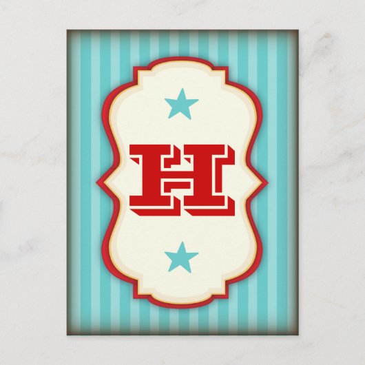  Circus Carnival maakt uw eigen, doe-het-zelfbanne Briefkaart (Voorkant)