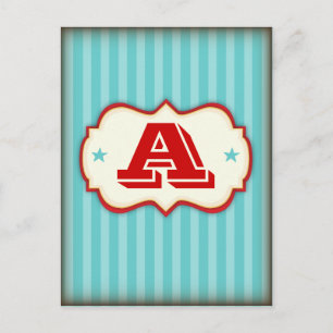 Circus Carnival maakt uw eigen, doe-het-zelfbanne Briefkaart