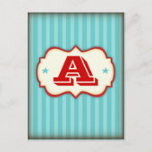 Circus Carnival maakt uw eigen, doe-het-zelfbanne Briefkaart (Voorkant)