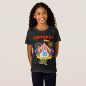 Circus Carnival Party Girl Theme Matching T-Shirt (Voorkant volledig)