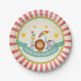 Circus Carnival Party Paper Borden Papieren Bordje