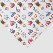 Circus carnival Pictogram Patroon Tissuepapier (Detail)