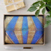 Circus Carnival Royal Blue Gold Foil Party Tissuepapier (Geschenk)