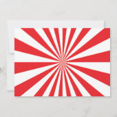 Circus Carnival Ticket Birthday Uitnodiging (Achterkant)