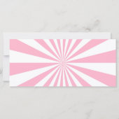 Circus Carnival Ticket Birthday Uitnodiging (Achterkant)