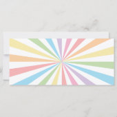 Circus Carnival Ticket Birthday Uitnodiging (Achterkant)