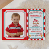 Circus Carnival Ticket Birthday Uitnodiging