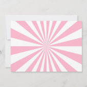 Circus Carnival Ticket Birthday Uitnodiging (Achterkant)