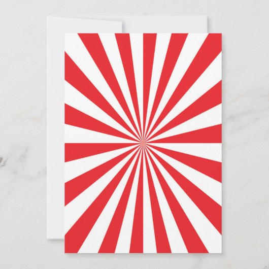 Circus Carnival Ticket Birthday Uitnodiging (Achterkant)