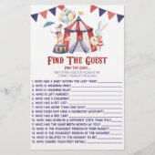 Circus Carnival vindt het spel van het gastBaby sh Briefpapier (Voorkant)