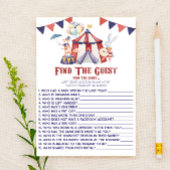 Circus Carnival vindt het spel van het gastBaby sh Briefpapier