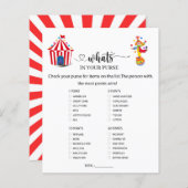 Circus Carnival Wat in uw tas zit (Voorkant / Achterkant)