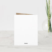 Circus Carnival | Woodland Forest Foto Dank u Bedankkaart (Achterkant)