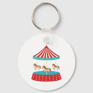 Circus Carousel Sleutelhanger