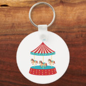 Circus Carousel Sleutelhanger (Voorkant)
