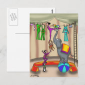 Circus Cartoon 9376 Briefkaart (Voorkant / Achterkant)
