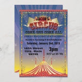 Circus Celebration Kaart (Voorkant / Achterkant)